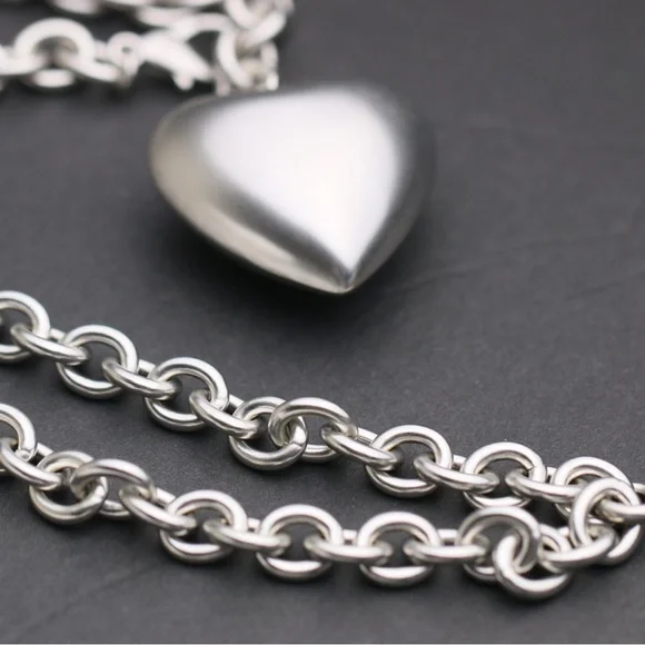 Roxanne Assoulin Silver Heart Necklace - Picture 5 of 8